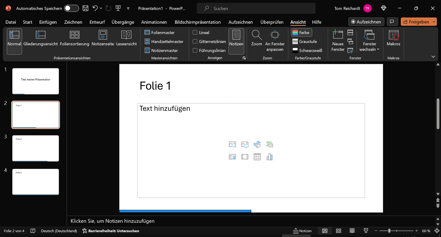 Voltooide voortgangsbalk in PowerPoint