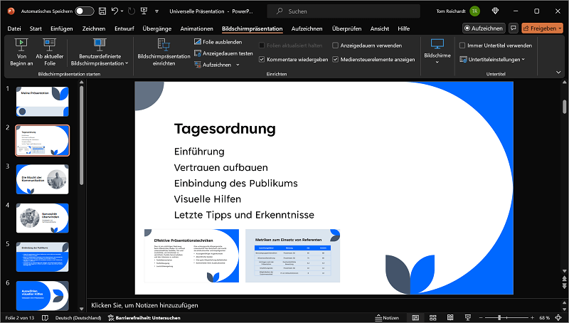 Voeg diazoom in PowerPoint in