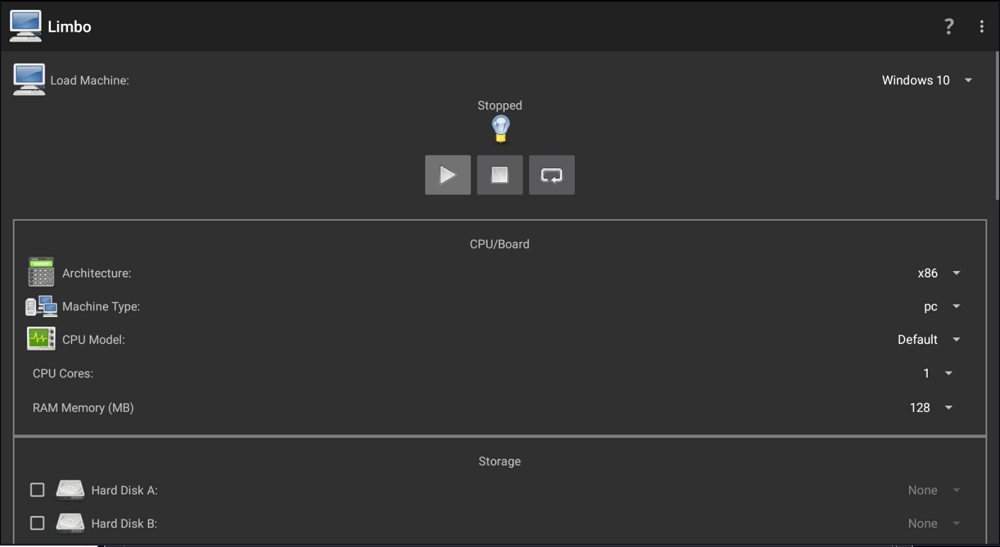 De Limbo-app als pc-emulator voor Windows 10
