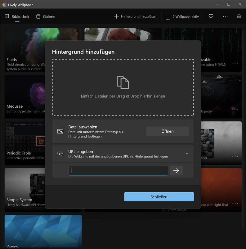 Maak een bewegende Windows-achtergrond met Lively Wallpaper