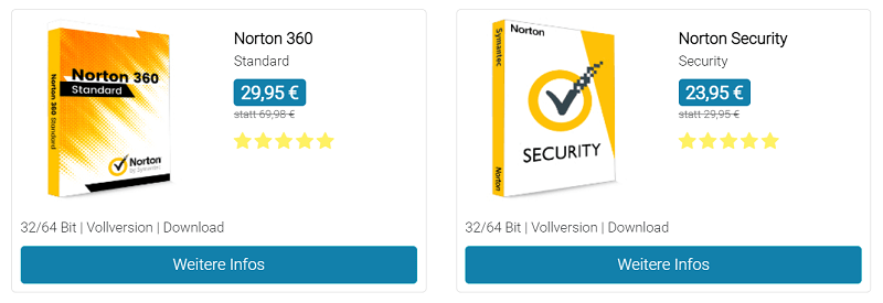 Norton-beveiligingsprogramma's voor allround bescherming van uw systemen.