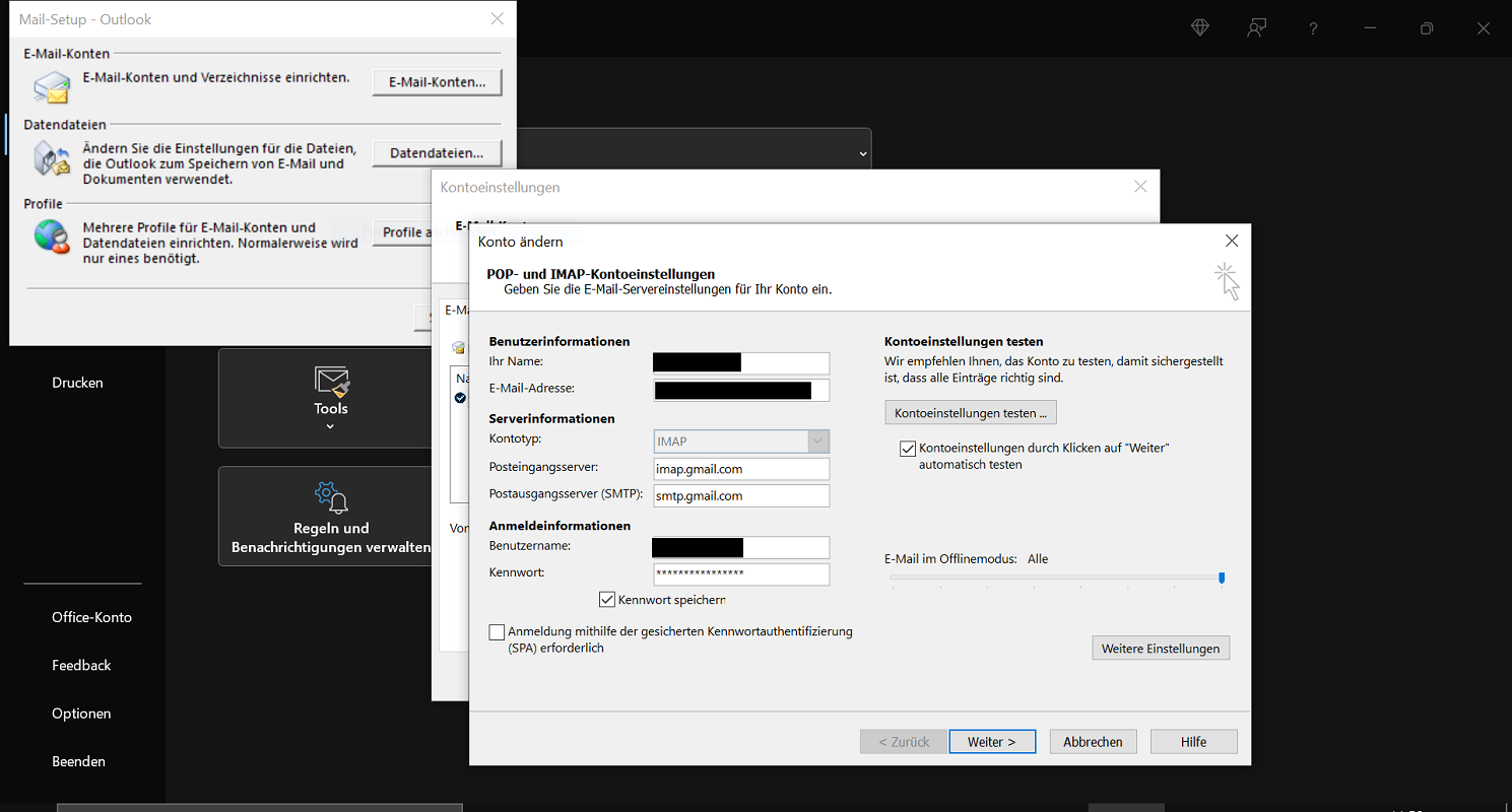Wachtwoord wijzigen in Outlook