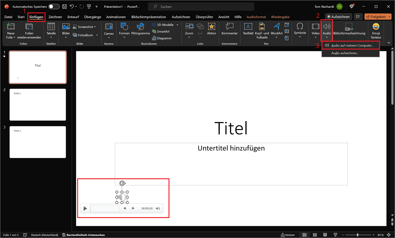 Voeg muziek toe aan PowerPoint