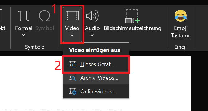 Voeg video in PowerPoint in