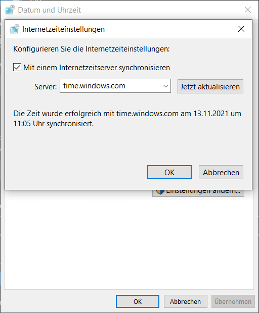 Wijzig en synchroniseer de datum en tijd in Windows 10 automatisch via internet