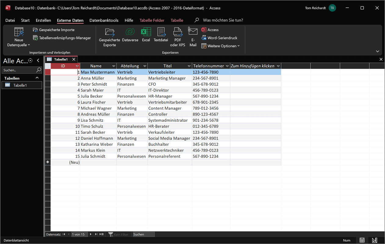 Windows Access-database