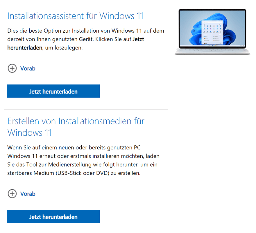 Voer upgrades uit met behulp van de Windows Media Creation Tool