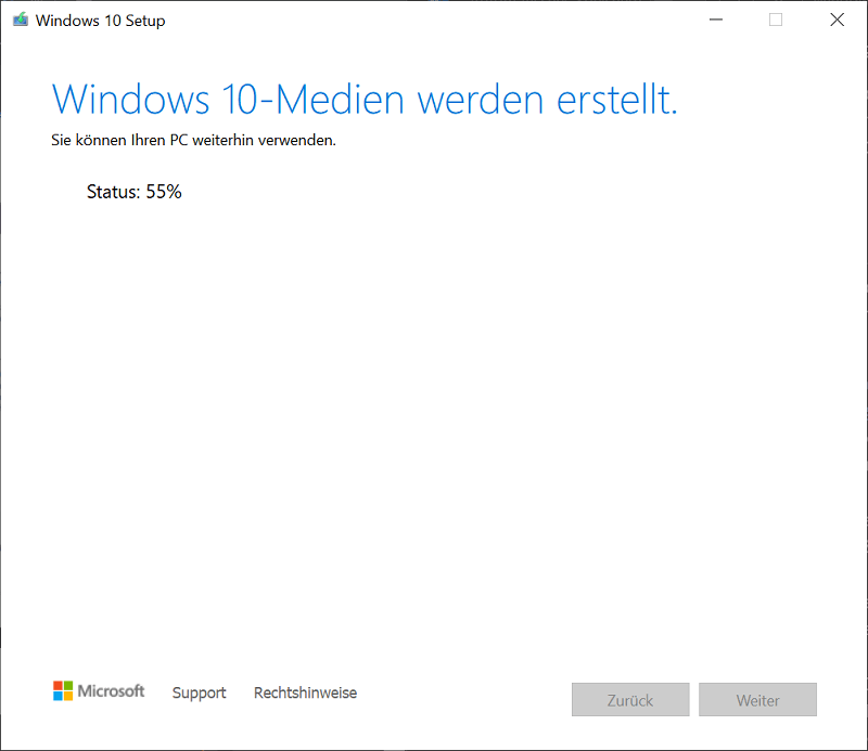 Download Windows Media Creation Tool en installeer een USB-stick