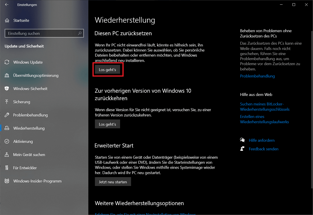 Reset uw Windows-pc snel en eenvoudig