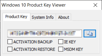 Bekijk de productsleutel met behulp van de Windows Product Key Viewer
