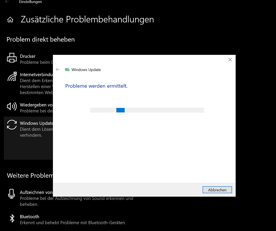 Probleemoplosser voor Windows Update
