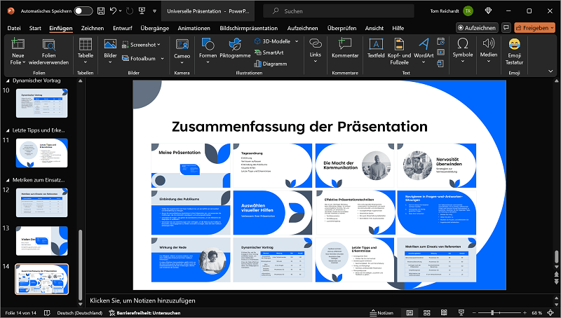 Voeg samenvattende zoom in PowerPoint in