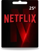 Netflix-tegoed 25 €