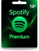 Spotify-tegoed 10 €
