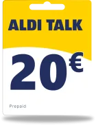 Alditalk-tegoed 20 €