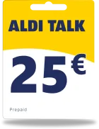 Alditalk-tegoed 25 €