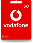Vodafone-tegoed 25€