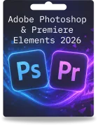 Adobe Photoshop & Premiere Elements 2026 | 1 gebruiker | 3 jaar
