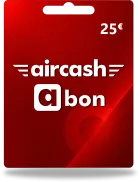 Aircash A-bon-tegoed 25€
