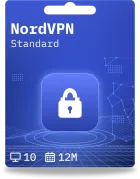 NordVPN Standard | 10 apparaten | 1 jaar