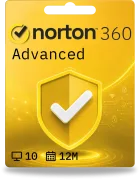 Norton 360 Advanced | 10 apparaten | 1 jaar
