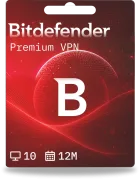 Bitdefender Premium VPN | 10 apparaten | 1 jaar