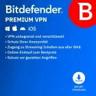 Bitdefender Premium VPN | 10 apparaten | 1 jaar