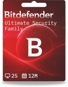 Bitdefender Ultimate Security Family | 25 apparaten | 1 jaar