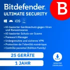 Bitdefender Ultimate Security Family | 25 apparaten | 1 jaar