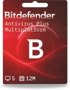 Bitdefender Antivirus Plus Multiplatform | 5 apparaten | 1 jaar
