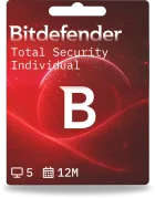 Bitdefender Total Security Individual | 5 apparaten | 1 jaar
