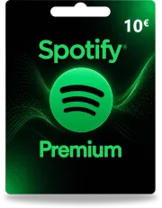 Spotify-tegoed 10 €