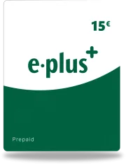 E-Plus-tegoed 15€