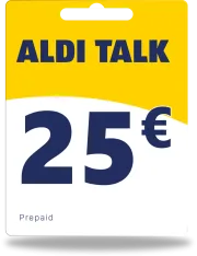Alditalk-tegoed 25 €