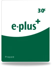 E-Plus-tegoed 30€