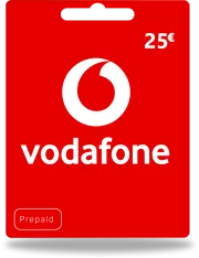 Vodafone-tegoed 25€