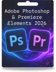Adobe Photoshop & Premiere Elements 2026 | 1 gebruiker | 3 jaar