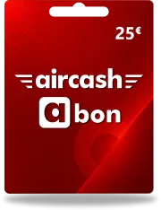 Aircash A-bon-tegoed 25€