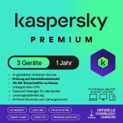 Kaspersky Premium | 3 apparaten | 1 jaar