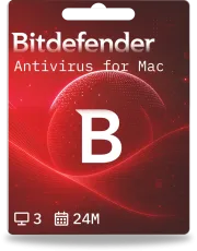 Bitdefender Antivirus voor Mac | 3 apparaten | 2 jaar