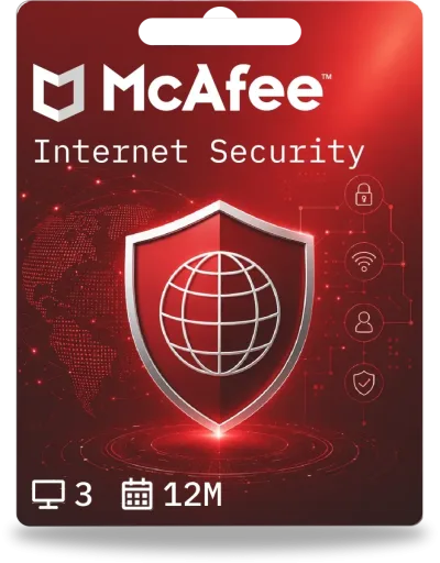 McAfee Internet Security | 3 apparaten | 1 jaar