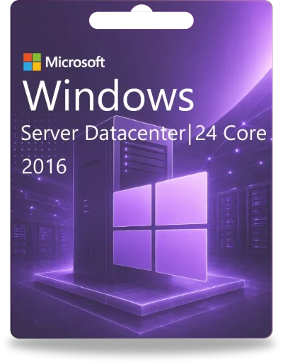 Windows Server 2016 Datacenter | 24 kernen