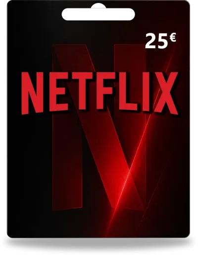 Netflix-tegoed 25 €