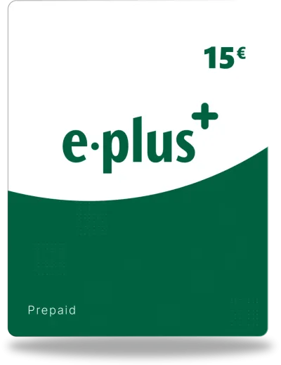 E-Plus-tegoed 15€