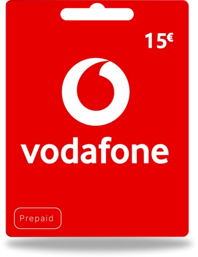 Vodafone-tegoed 15€