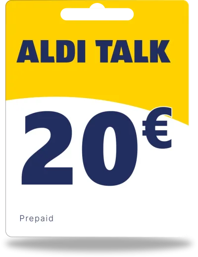 Alditalk-tegoed 20 €