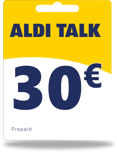 Alditalk-tegoed 30 €