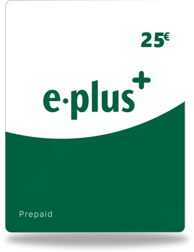 E-Plus-tegoed 25€