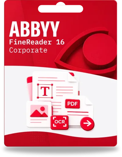 Abbyy Finereader PDF Corporate 16 | 1 apparaat | 3 jaar