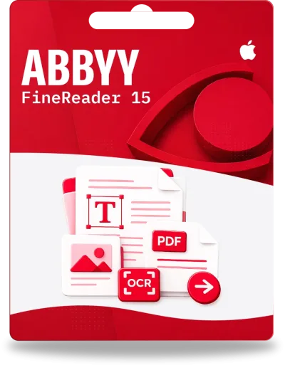 Abbyy Finereader PDF 15 voor Mac | 1 apparaat | 1 jaar